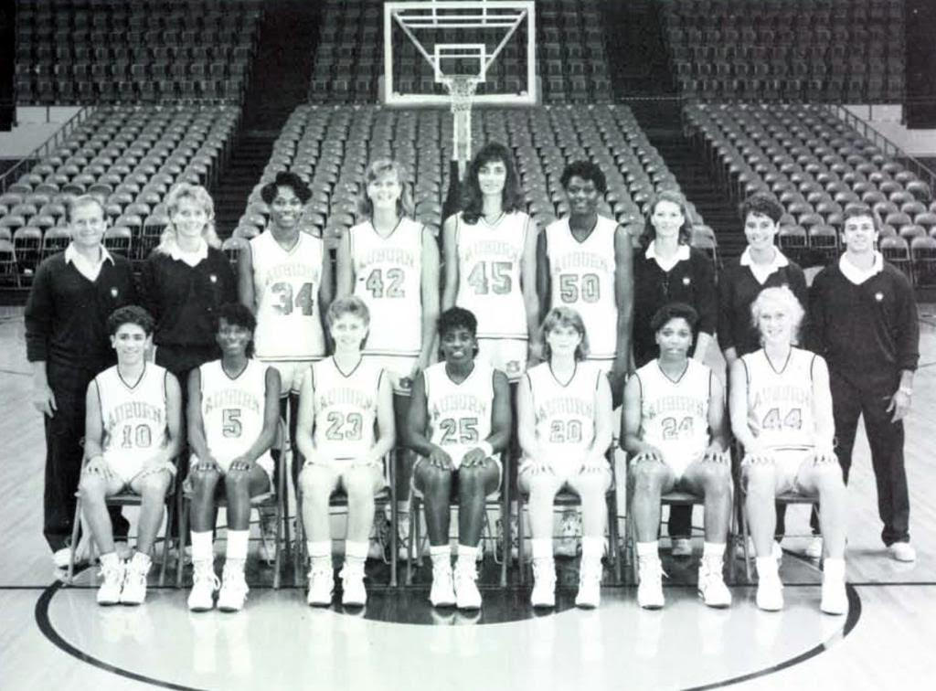 McCallie with the Auburn Women's Basketball Team 